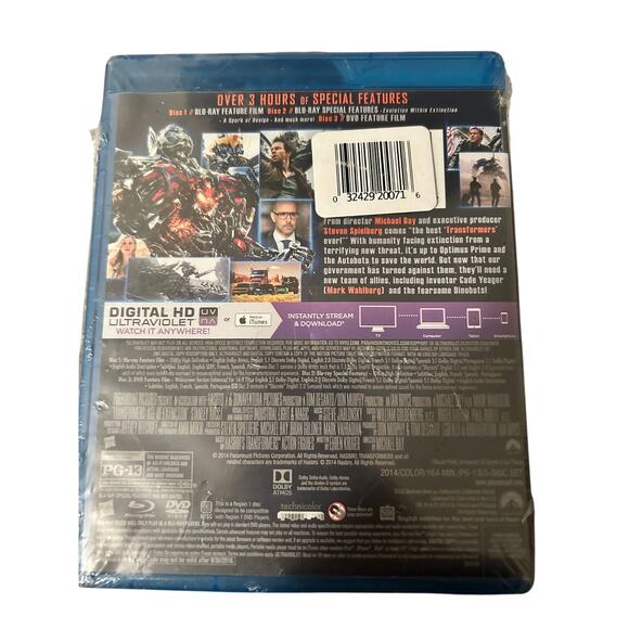 NIP Transformer Age of Extinction Cellophane Ripped in One Place Not Opened - Picture 3 of 3